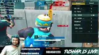 BGMI TDM CHALLENGE  |  T - 45  Vs  BTV   |  BGMI MARATHI CASTER  | TUSHAR GAMING LIVE |