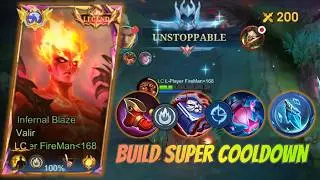 Valir Super Cooldown Build 2026 Best Items, Emblem & Battle Spell for Solo Rank | Valir Gameplay