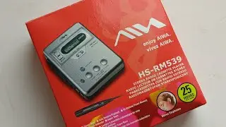 Новый 20-ти летний кассетный плеер AIWA HS-RM539 - распаковка и обзор