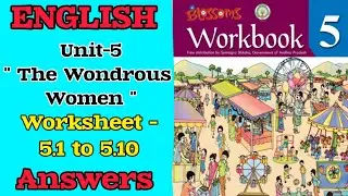 5th 💯ENGLISH Workbook UNIT-5 
