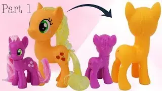 HOW TO REMOVE MY LITTLE PONY HAIR || Customization Tips & Tricks Doll #1