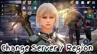 How To Change Server / Region in Black Desert Mobile