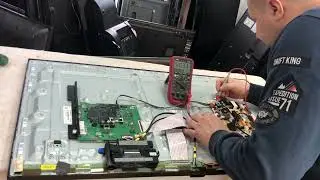 Samsung UE43TU8000 Keep restarting, screen problem fixed