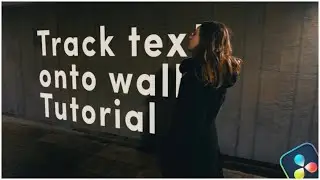 Text Tracking and Mask DaVinci Resolve Tutorial (Free Version)