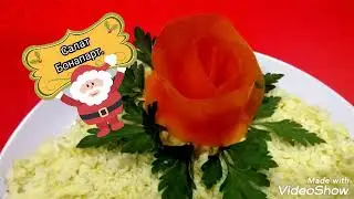 Салат Бонапарт с печенью, грибами...