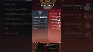 Thoma Talent is Alomst Same Zhongli Talent 