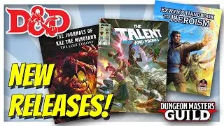 The Talent & Psionics! Journals of Kaz the Minotaur! D&D New Releases 124 Dec 14-27, 2023