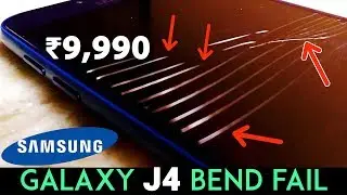 Galaxy J4 Bend FAIL! - Weakest Samsung Plastic Design | (Durability Review)