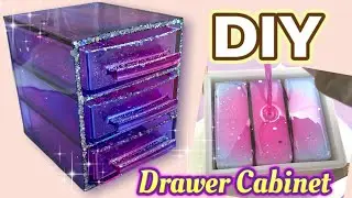 DIY Resin Drawer Cabinet Mini - Resin Tutorial