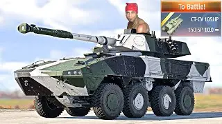 The Swedish CT-CV 105HP is VERY BALANCED