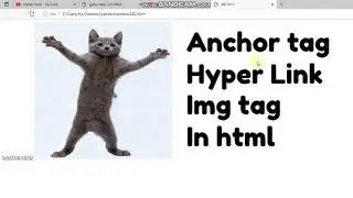 How to insert hyper link  and image in html  what is a href and img src in html link tag and img tag