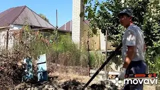Забор заливка столбики
