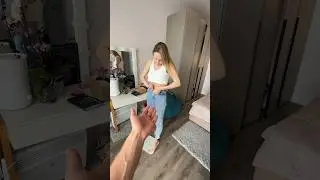 поспорили с мужем, влезу ли в джинсы после родов🤰он меня подкармливает чипсами🍟