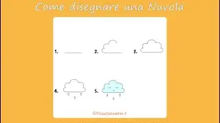 Come Disegnare una Nuvola | Tutorial 🌦️
