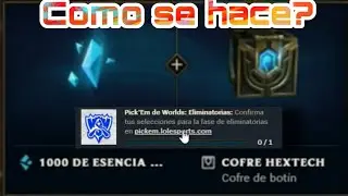 CONFIRMA TUS SELECCIONES PARA LA FASE DE ELIMINATORIAS EN PICKEM LOLESPORTS