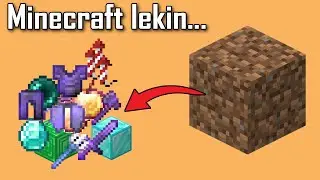 Minecraft lekin Yerdan (Zemlya) Epic narsalar tushadi | O'zbekcha minecraft 