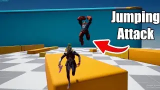 Jump Attack Ai || UE4 || SHOWCASE