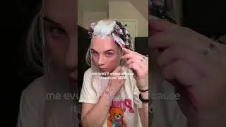 diy girlie for lifeeeee 🫡 #diyhair #bleachinghairathome