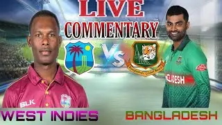 🔴Bangladesh VS West Indies Live match Score + Bangla commentary