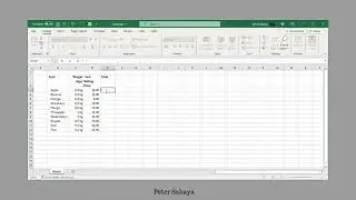 Excel Substitute Formula