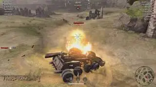 Crossout Gameplay - Dual Fatman Build