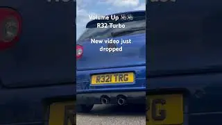 R32 Turbo get new custom exhaust system. #golfr32 #vwgolfr32 #golf #mk5r32 #vwgolfmk5 #shorts