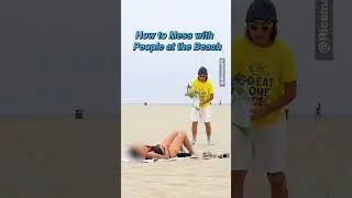 How We Mess with People at the Beach 🏖️ #shorts