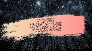 Zoom Education Package Session