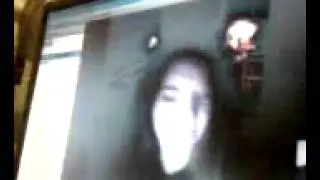 Girl on Skype sings