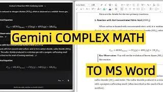 How to Generate and Copy Complex Math Equations from Gemini to Microsoft Word Using LaTeX