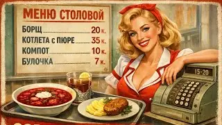 Food in the USSR. A Soviet Cafeteria Menu Review. Stolovaya #sovietfood
