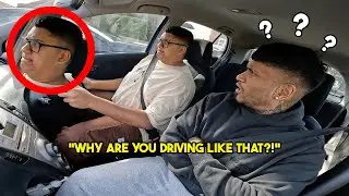 *HAZARD* NO SIGN OF IMPROVEMENT ON THIS DRIVING LESSON AGAIN!