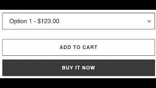 Show Prices in Shopify Variant Dropdown