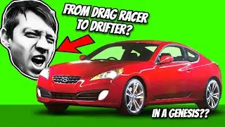 We converted this drag racing youtuber to drifting