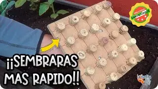 Fabrica tu HERRAMIENTA DE SIEMBRA Casera GRATIS - Sembraras Mas RAPIDO || La Huertina De Toni