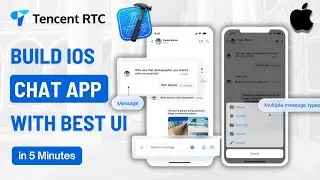Build iOS 1v1 Chat Apps like WhatsApp & Telegram in 5 Min!  (Best UI) |  Xcode｜Tencent RTC