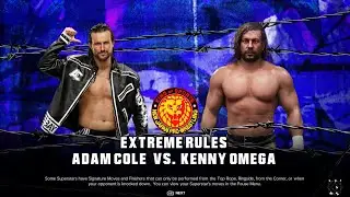 WWE 2K24 ADAM COLE VS KENNY OMEGA