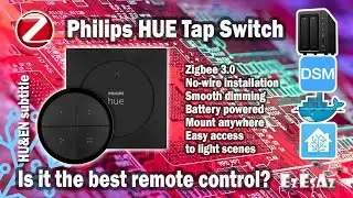 61 Philips HUE Tap Dial Zigbee Switch integration Home Assistant with Zigbee Home Automation