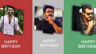 Happy Birthday motion poster making tutorial
