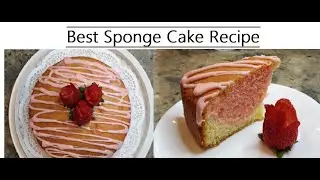 Best Sponge Cake Recipe with edible Roses. Mother's Day Special. Dedicated to my mom, Pinkey