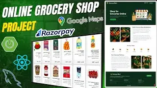 Online Grocery Shopping System Project | Spring Boot React JS Project |Full Stack Final Year Project