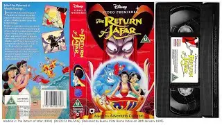 The Return of Jafar (1994) . 30th January 1995 - UK VHS