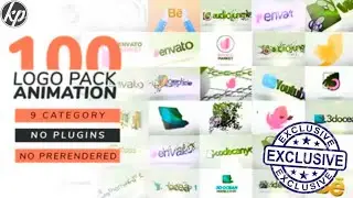 100 Logo Pack Animation || No Plugins - Adobe After Effect || KumawrPadcantla