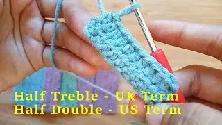 Ep. 4 Learn Half Treble(UK)/Half Double(US) Crochet for Beginners (Filipino/Tagalog) | Gantsilyo