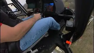 Helicopter HESLO mission H125 360° video; Switzerland - Ticino. Vertical reference with MPVK.