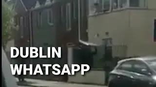 GARDAI USE SHIELDS AS COVER
