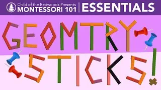 Montessori Essentials: Geometry Sticks
