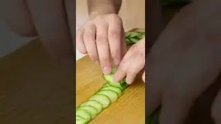 Cucumber Garnish Rose 