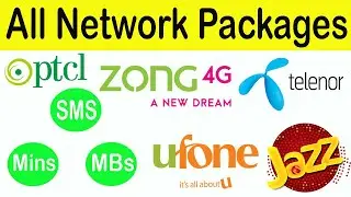 All Network Packages App | All Network Packages 2021 (Jazz Telenor Ufone Zong Warid Ptcl)
