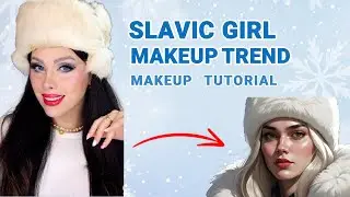 I've tried Slavic girl makeup trend ! This is how it turns out !